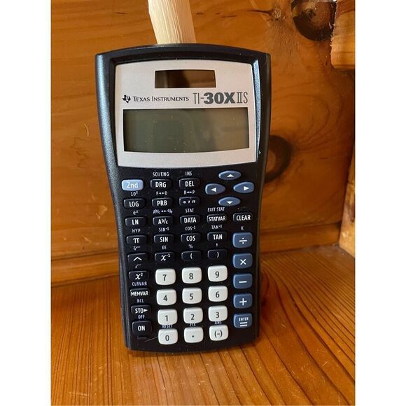 Texas Instruments TI-30X IIS 2-Line Scientific Calculator - Blue - Tested - Picture 2 of 4